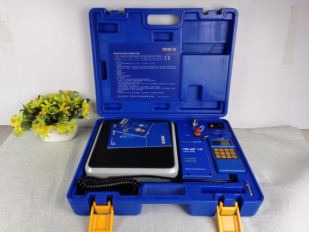 VES-100B Digital Refrigerant Scale 100KG Capacity