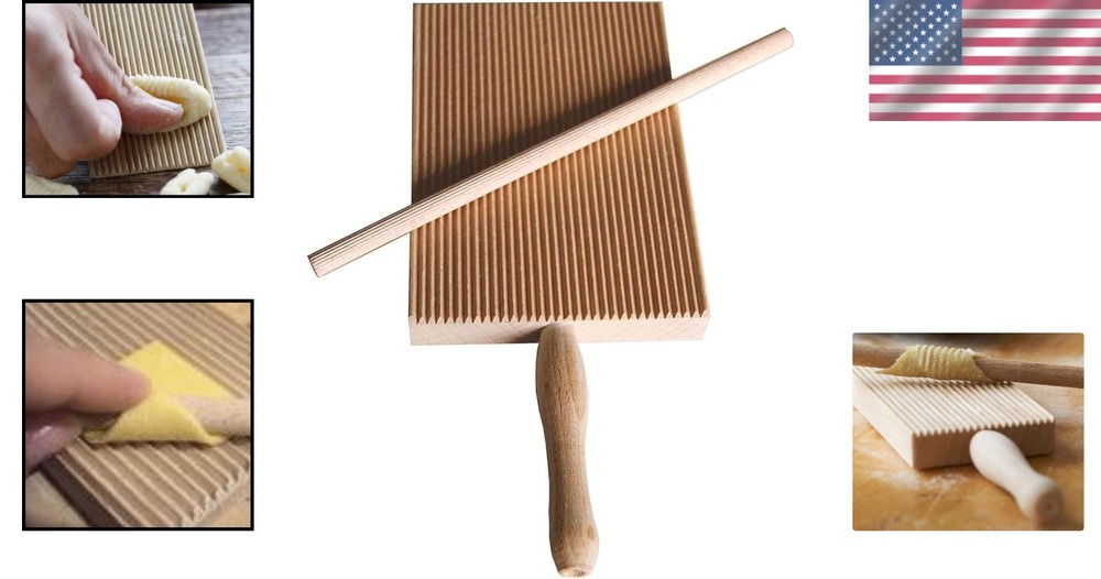 Multi-Functional Garganelli Stripping and Gnocchi Board - Italian Craftsmanship