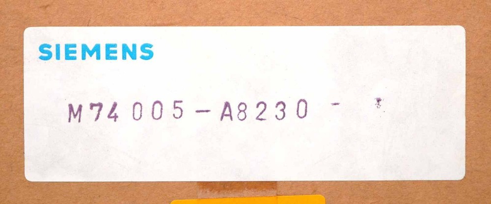 Siemens Teleperm C M74005-A8230 Module -Unused/Original Packaging-