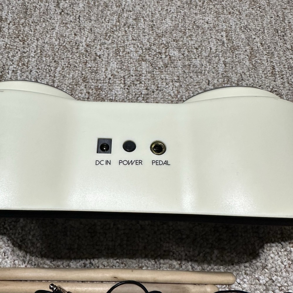 AVATAR PD405 TABLETOP DRUM PERCUSSION PAD Adapter 2 Pedals Drumsticks Works