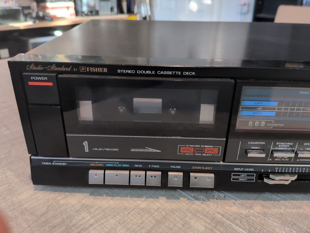 Vintage Fisher CR-W48H Cassette Deck UNTESTED