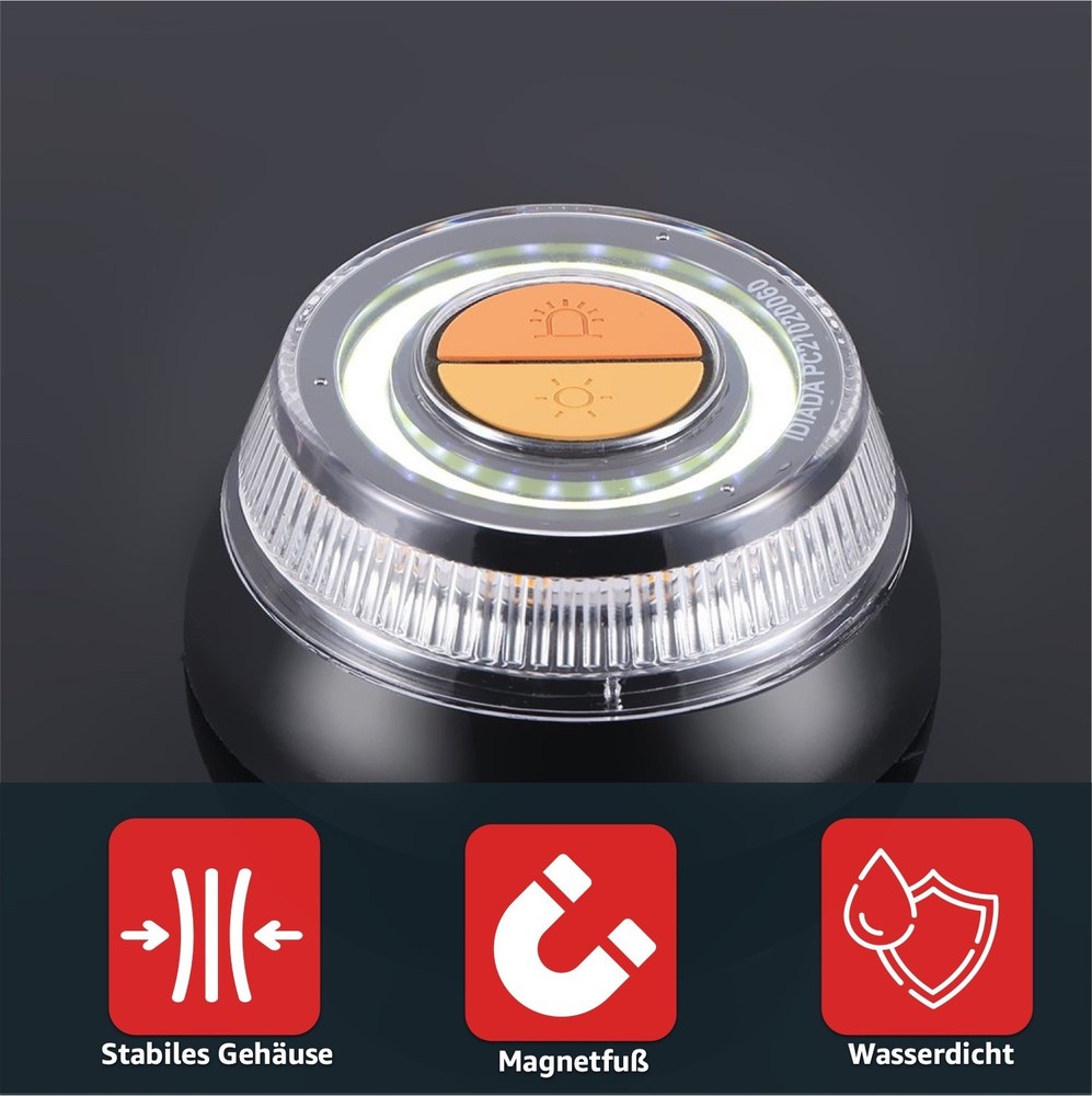 3x V16 EU Emergency Light - Warning Triangle Alternative & Safety Light