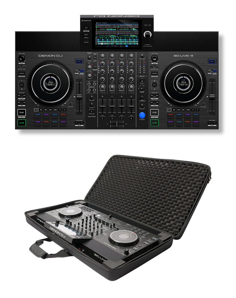 Denon DJ SC Live 4 + Magma MGA48060 Case Bundle