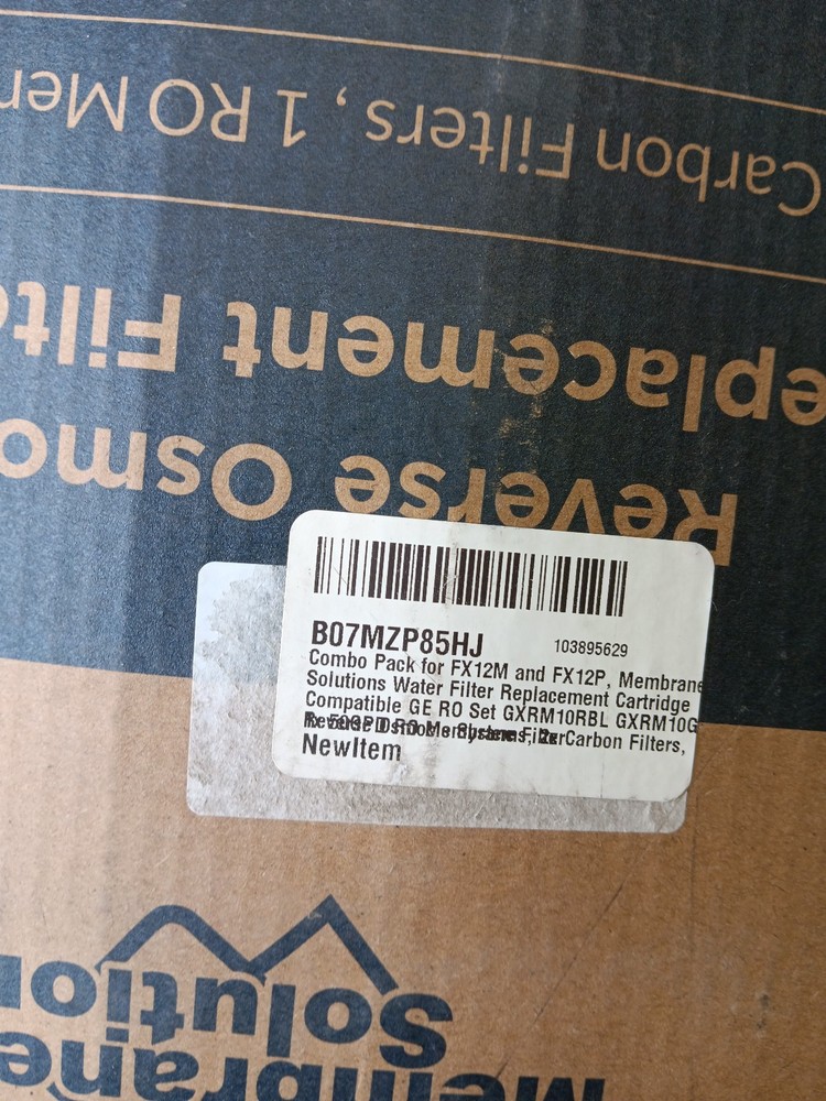 Membrane Solutions 97260-CHN-1 Reverse Osmosis Replacement Filter Set *Bent Box*