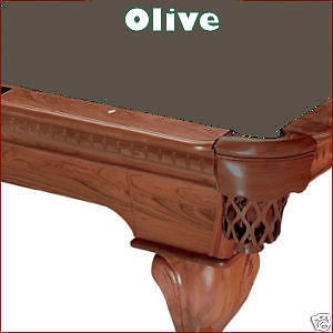 8' Olive ProLine Classic Billiard Pool Table Cloth Felt - SHIPS FAST!