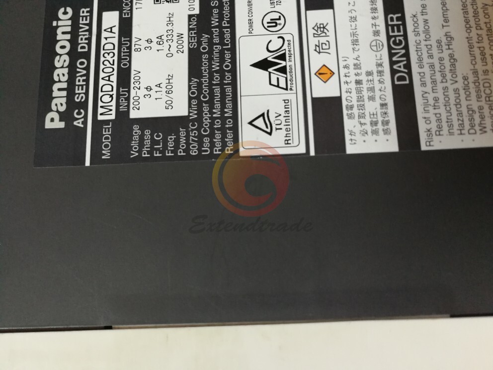 ONE Panasonic Servo Drive MQDA023D1A