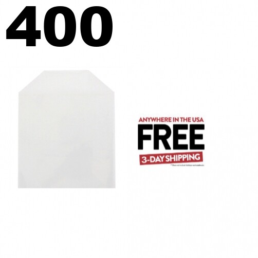400 CPP Clear Plastic Sleeve with Flap - Fits Blu-ray Case Artwork Only 2-3 DAYS