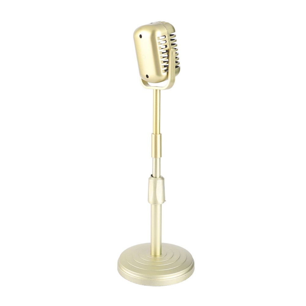 Simulation Old Fashioned Microphone Model with Stable Base and Support Rod Retro