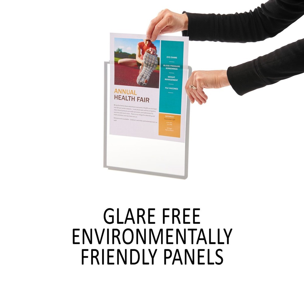 Desktop Reference System with 10 Double-Sided Panels - Letter-Size 8.5" x 11"...