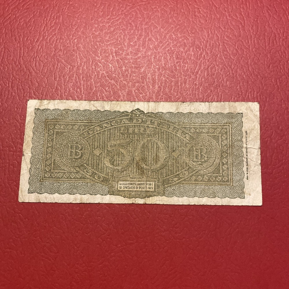Italy-50 lire- 1944
