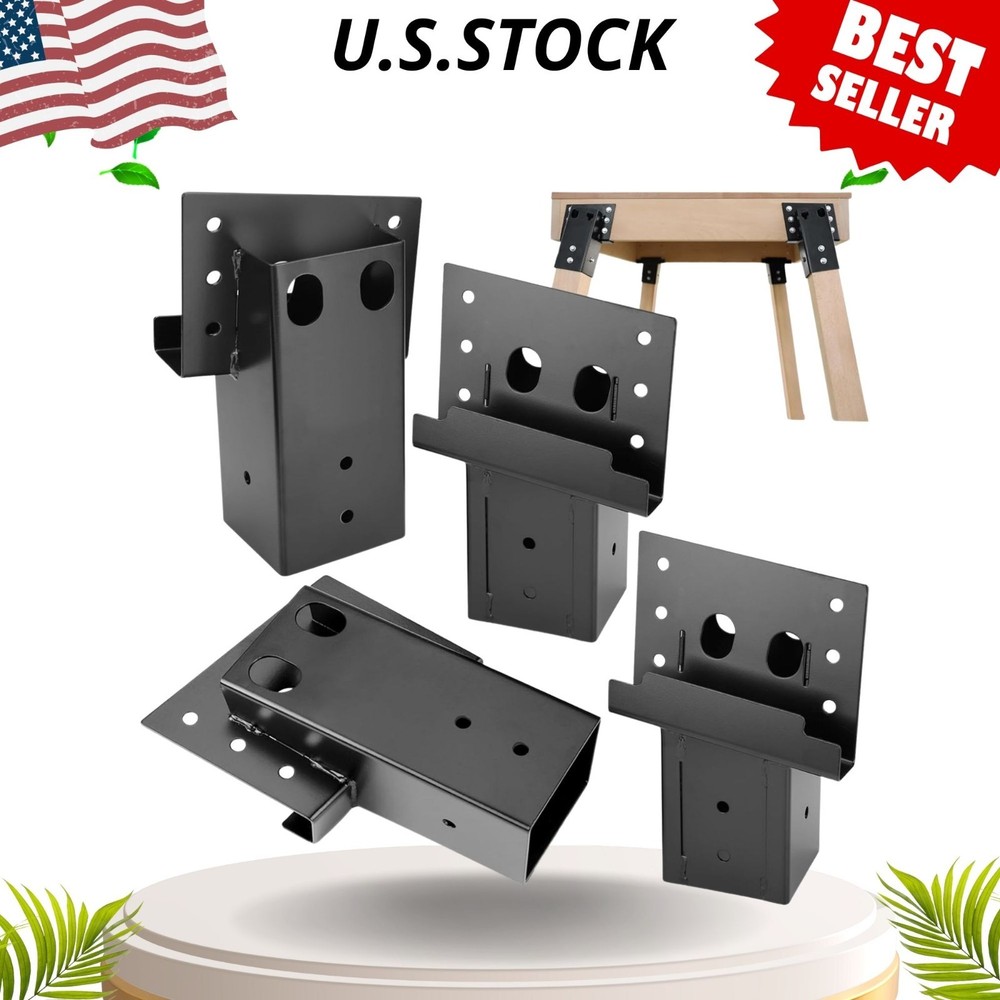 Elevator Deer Stand Brackets 4x4 Powder Coated Outdoor Angle Bracket 4pcs