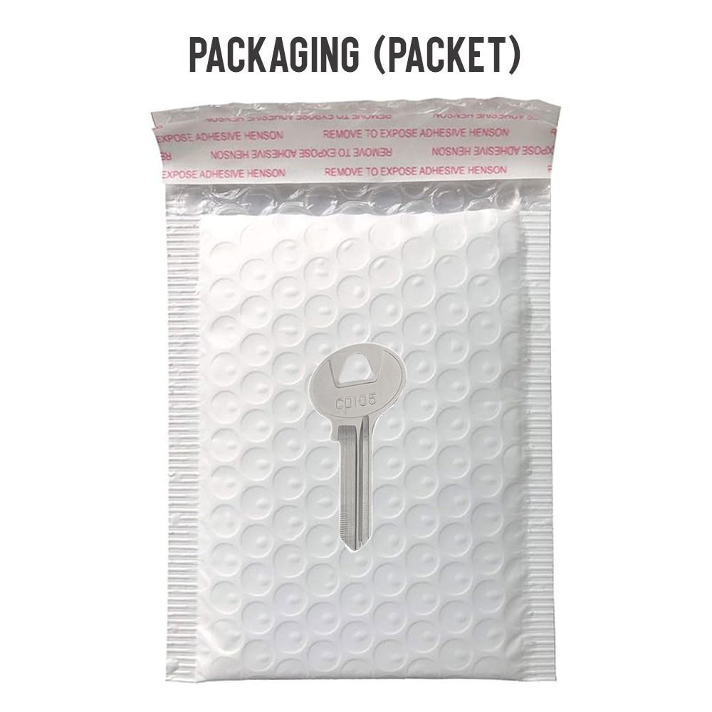 CO105 Key Blank 6-Pin Nickel