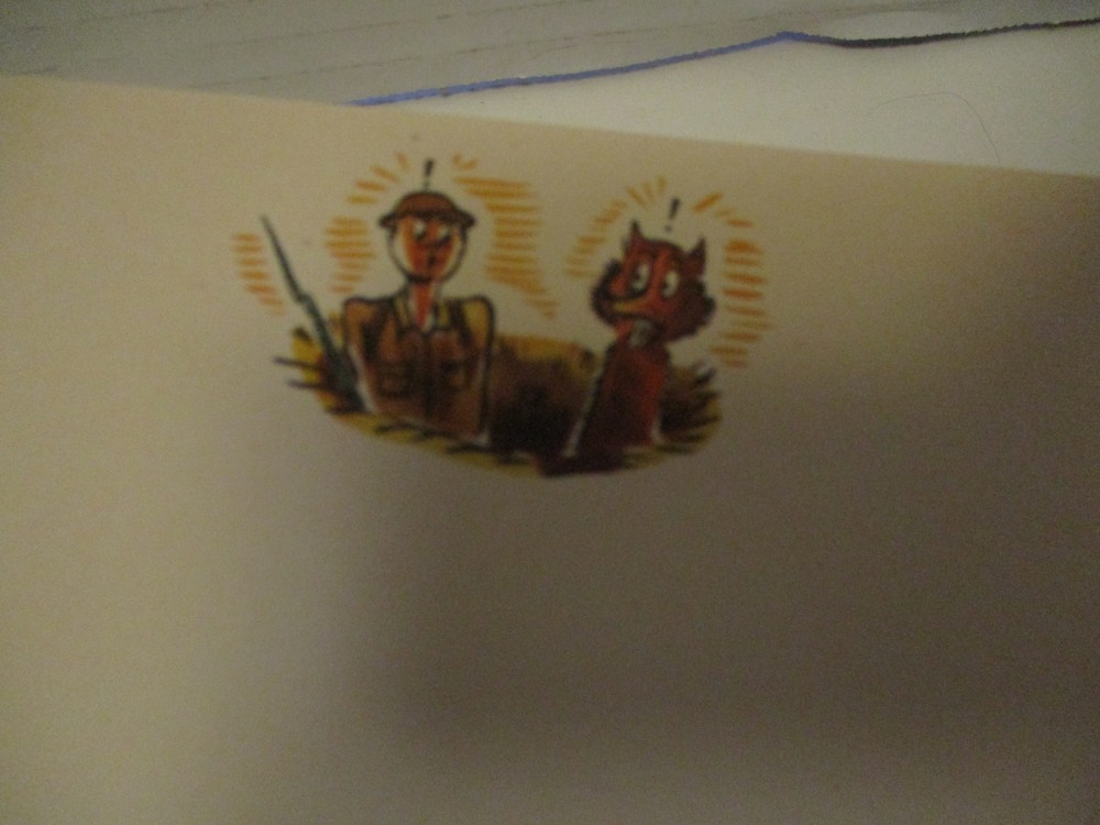 1943 WW2 Army Theme Letterhead and Envelope - Posted