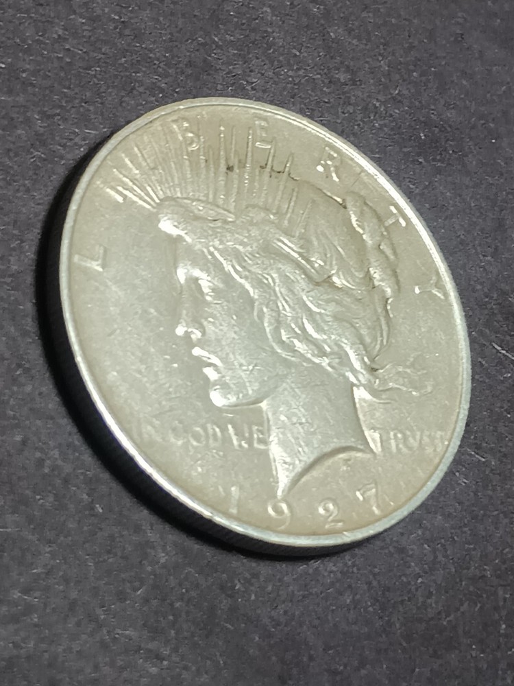 1927-D 90% FINE SILVER PEACE DOLLAR $1