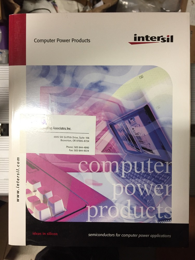 Data Book = Intersil Semiconductor Product Guide & Computer Power 1999/2000 =