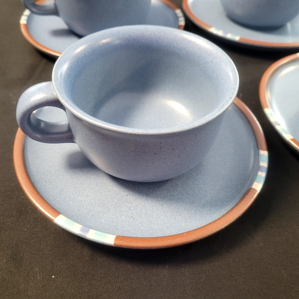 DANSK Mesa Blue Cup And Saucer Japan