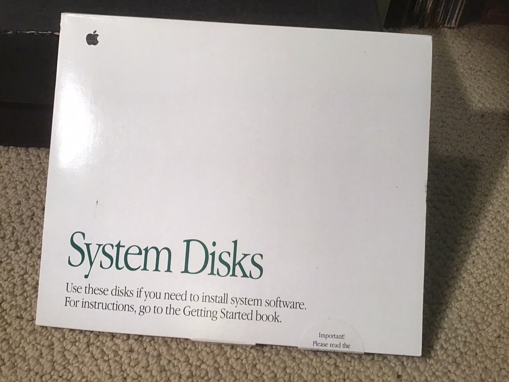 Vtg Mac Centris 610/650 Quadra 800 Macintosh Tools Install Floppy Disk