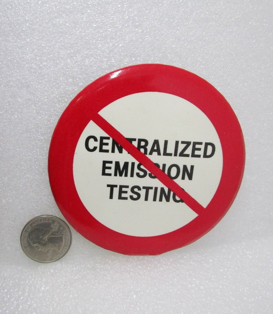No Centralized Emission Testing Button Pin