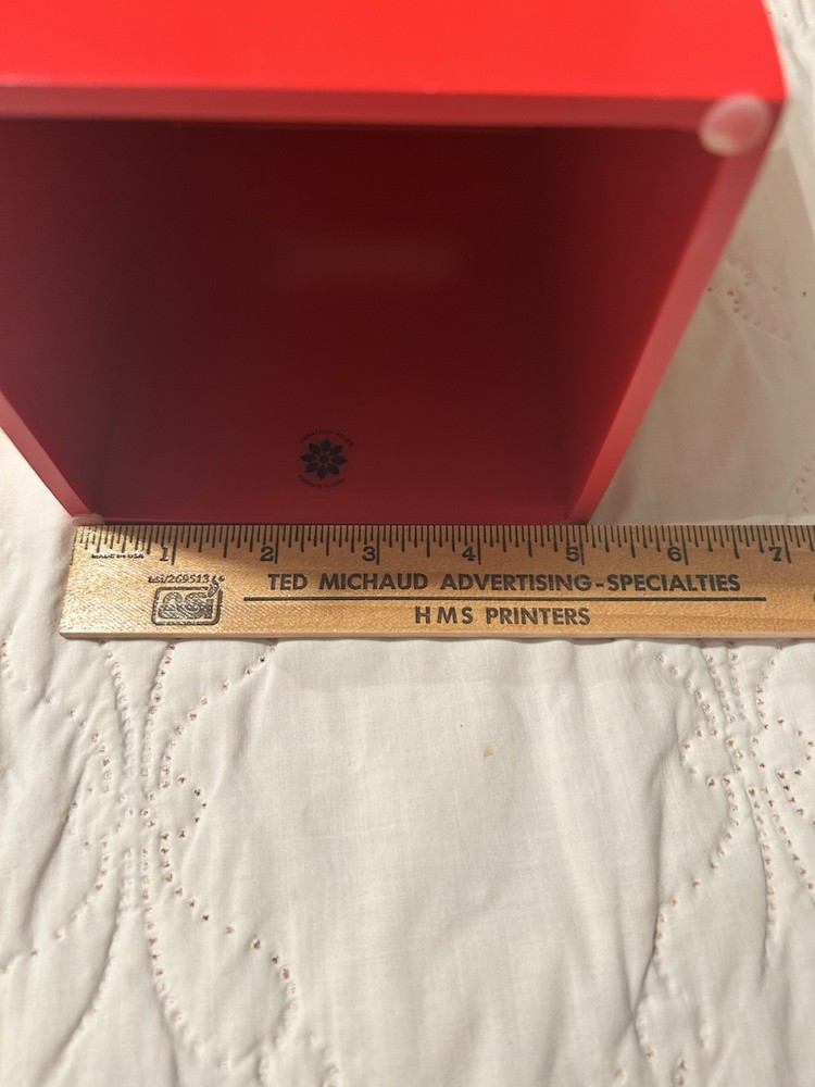 Jonathan Adler Tissue Box Cover Red
