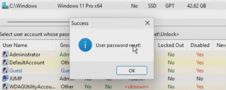 2026 Windows Password 3 min Reset USB
