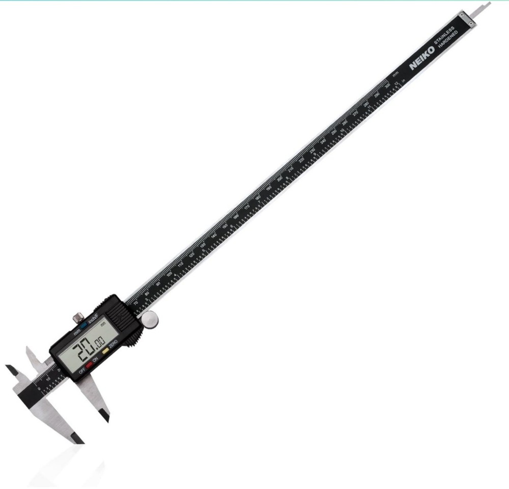 NEIKO 01409A 12” Electronic Digital Caliper | Extra Large Display