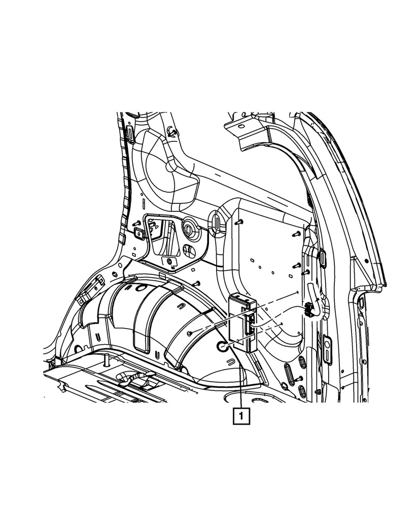 Genuine Mopar Telematics Module 5064987AL