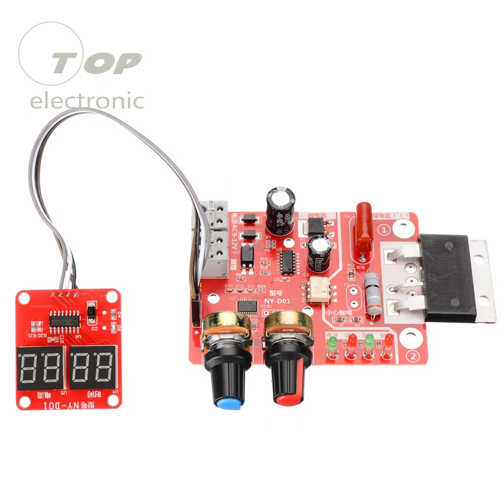 Spot Welders Control Board 100A Digital display Spot Welding Time Controller