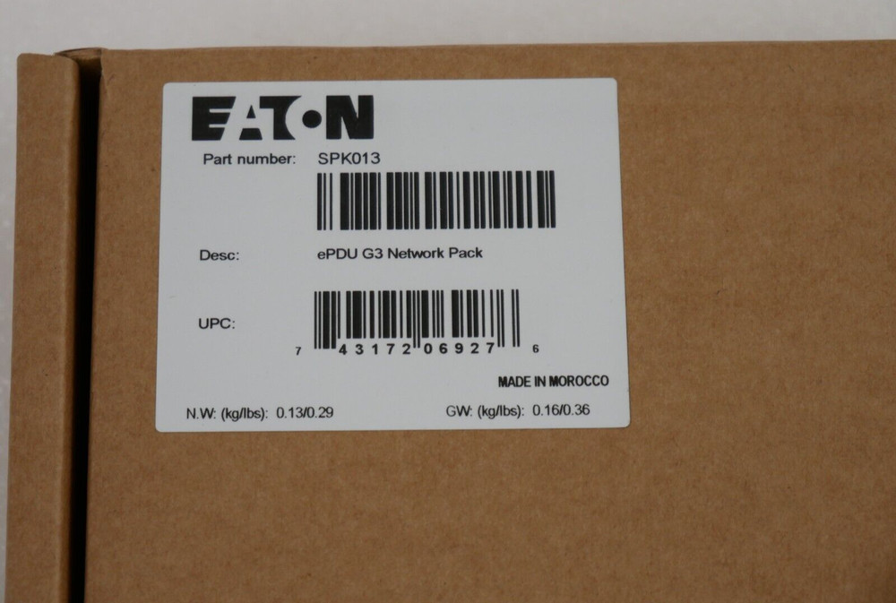 EATON SPK013 ePDU G3 Network Pack *OPEN BOX*