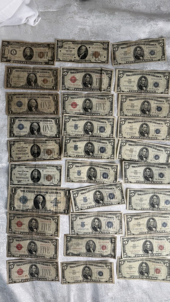 Rare Notes. Silver Certificates, Hawaii Etc