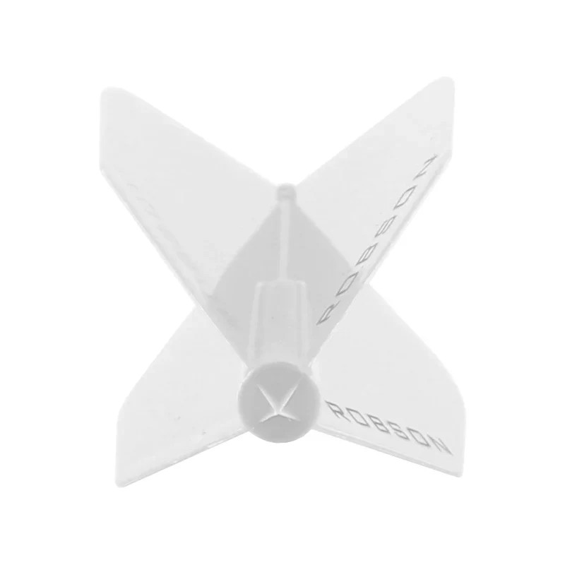 Robson Plus Dart Flights - Slim White