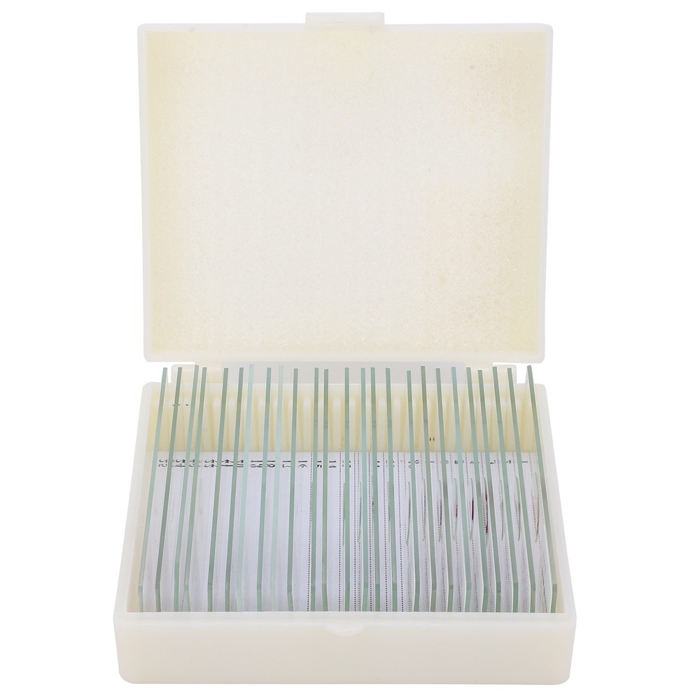 DW-25 25Pcs Animal Slide Set For Microscope Study Science Education