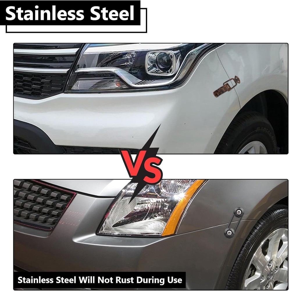 Universal Bumper Clips, Front Rear Bumper Quick Release Kit, Bumper Holders for