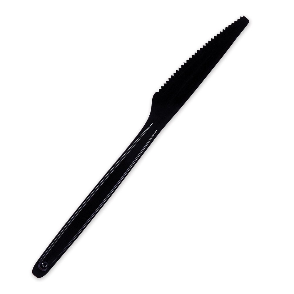 WNA Cutlery for Cutlerease Dispensing System, Knife, 6", Black, 960/Box