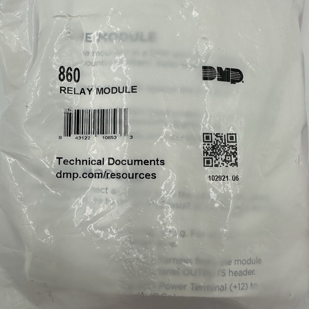 DMP 860 Relay Module Alarm Output Board w/ Hardware HPK.860 New Open Pkg