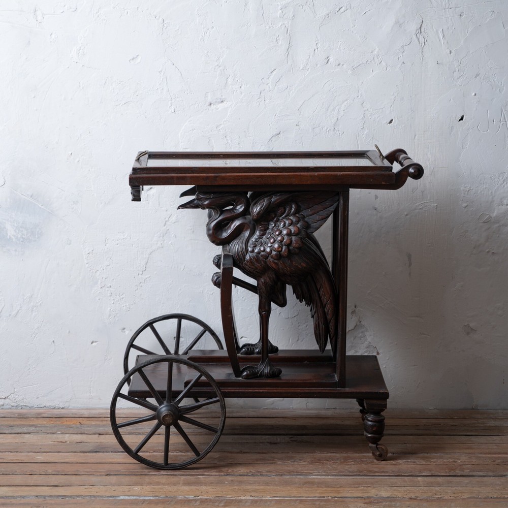 Renaissance Revival Tea Trolley
