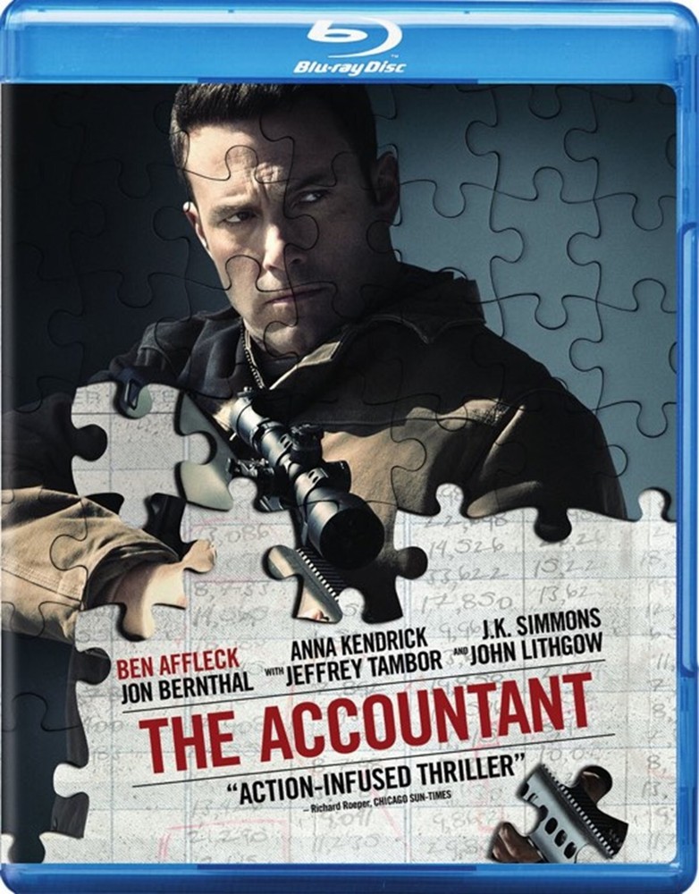 The Accountant Blu-ray Ben Affleck NEW