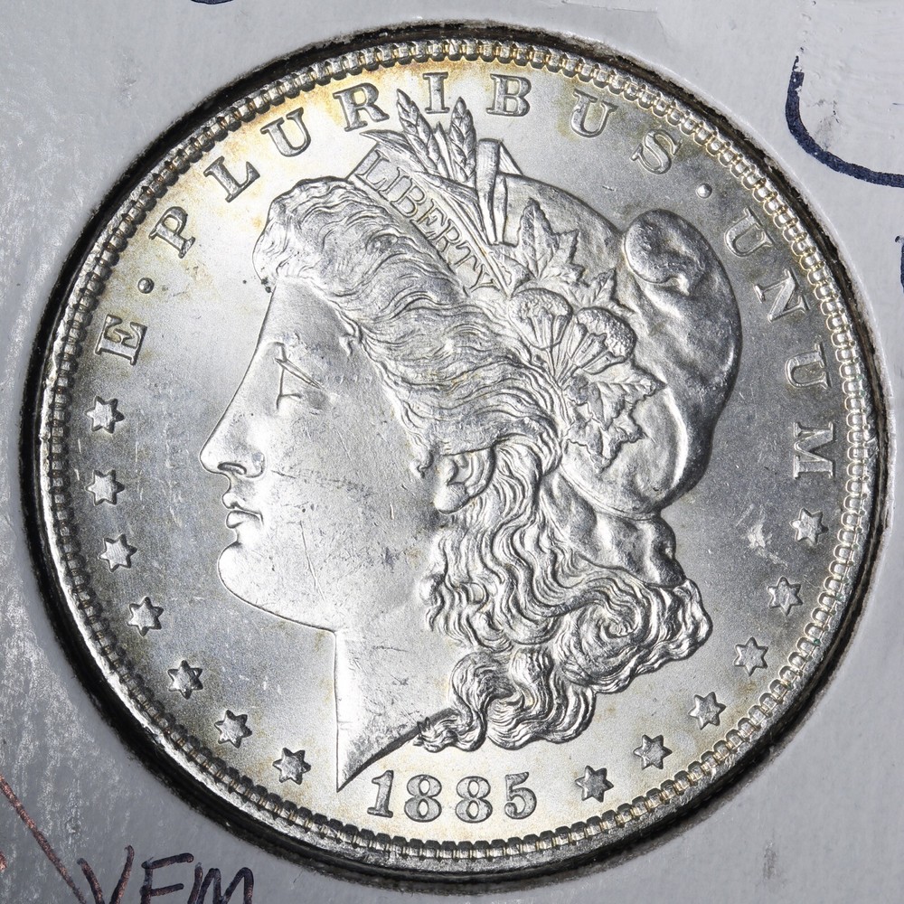 1885 Morgan Silver Dollar CHOICE BU *UNCIRCULATED* MS E384 YFM