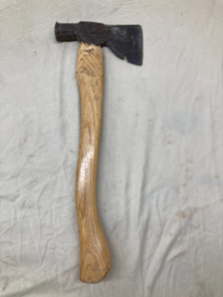 Vintage Roofing Hatchet Hammer Shingling Tool with Nail Puller & Link Handle USA