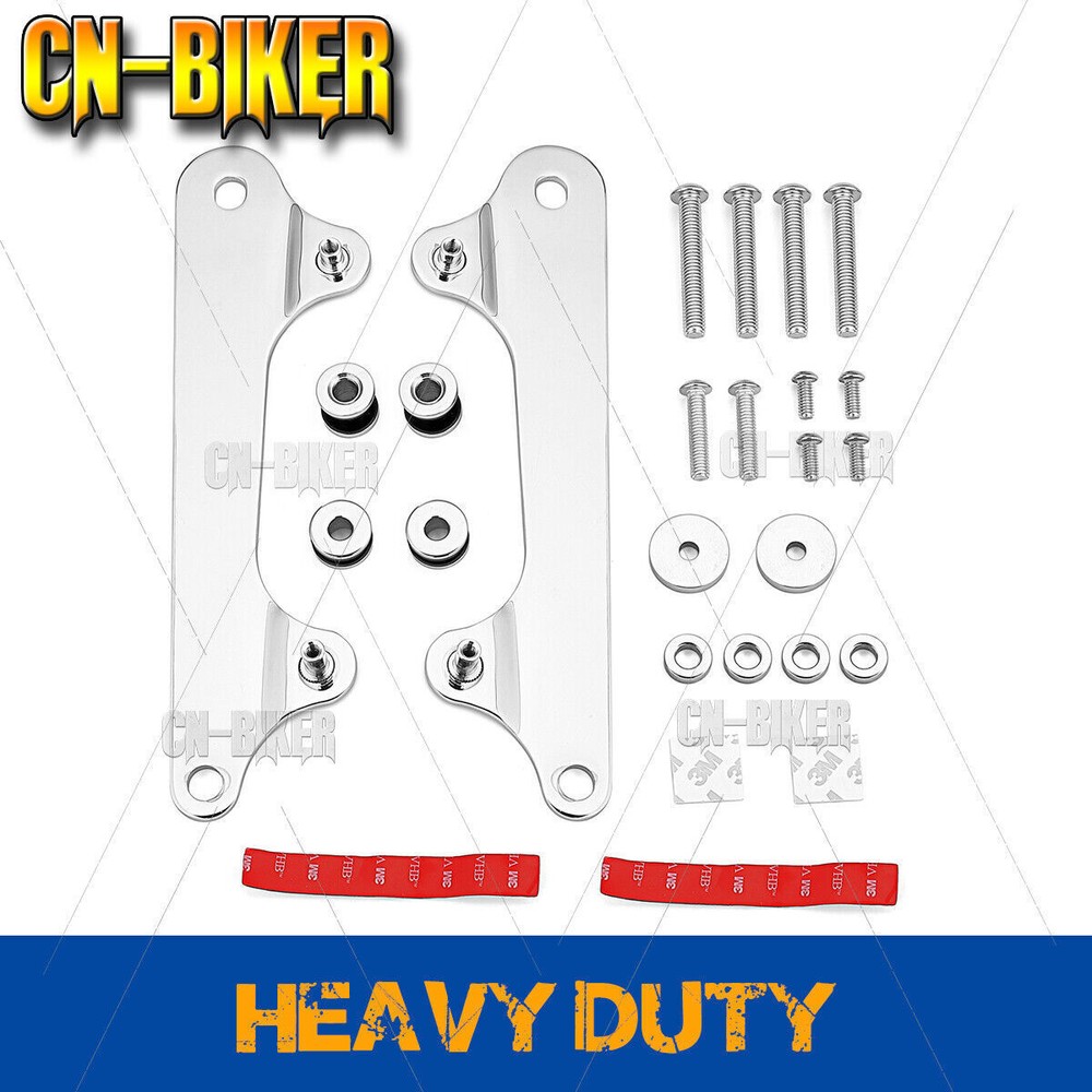 Backrest Sissy Bar Chrome Docking Hardware For Harley Dyna Switchback FLD 2012+