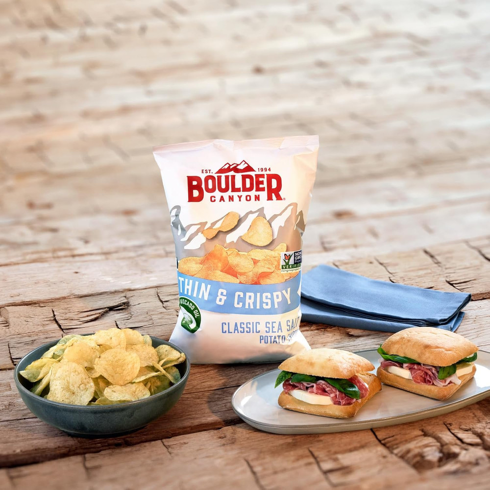 Thin & Crispy Classic Sea Salt Potato Chips, 6 OZ