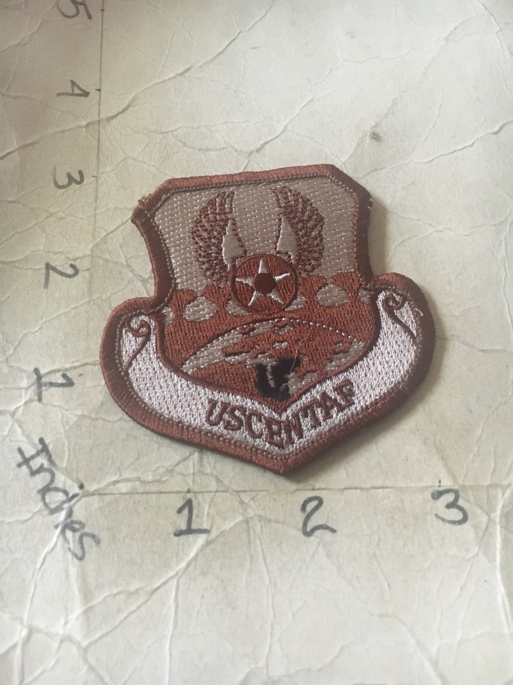 US Air Force Central Command Squadron USCENTAF desert tan patch 7/6/25