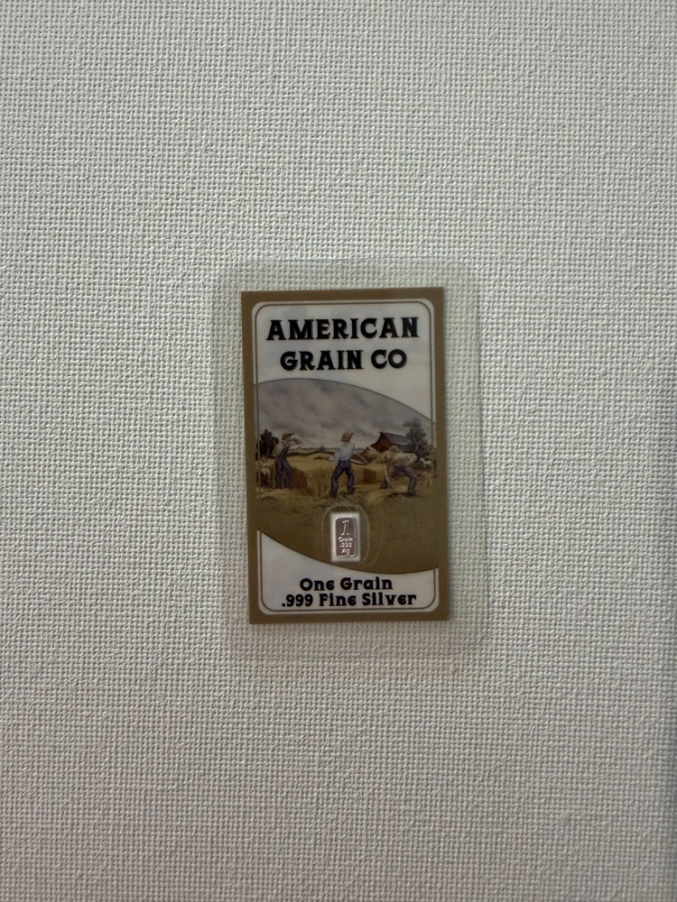 American Silver Grain Bar .999% Pure