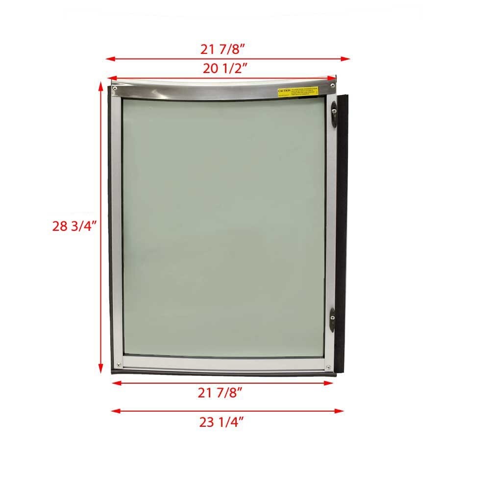 Crownline Boat Walkthrough Windshield 44610 | E2 / E4 23w X 28h