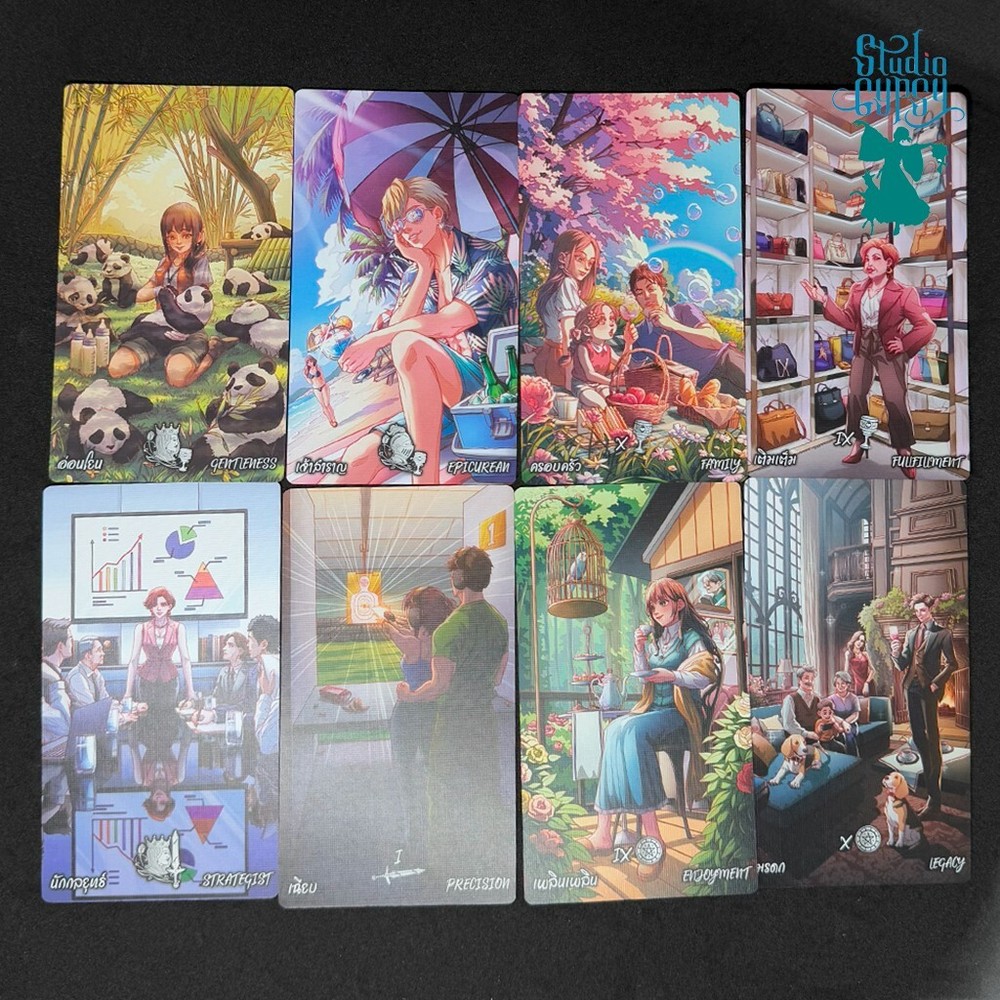 Lucky in Love Tarot Back (Deck & TH,ENG Guide Book)
