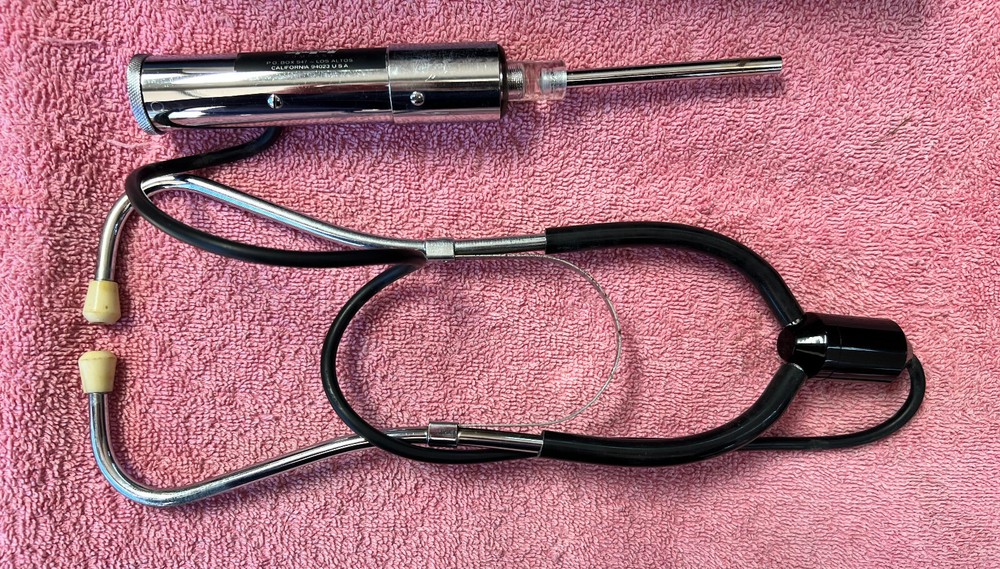 Vintage Minearscope 500A Electronic Stethoscope with case