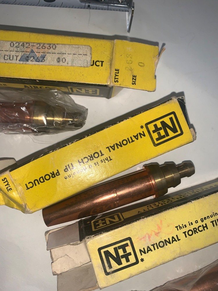 3 National Torch Tip Tips Style 263 Size 0 , 1 , 3