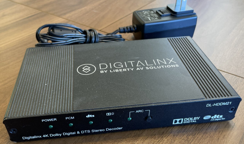 Digitalinx by Liberty AV Solutions DL-HDDM21 4K Dolby Digital & DTS Decoder C80
