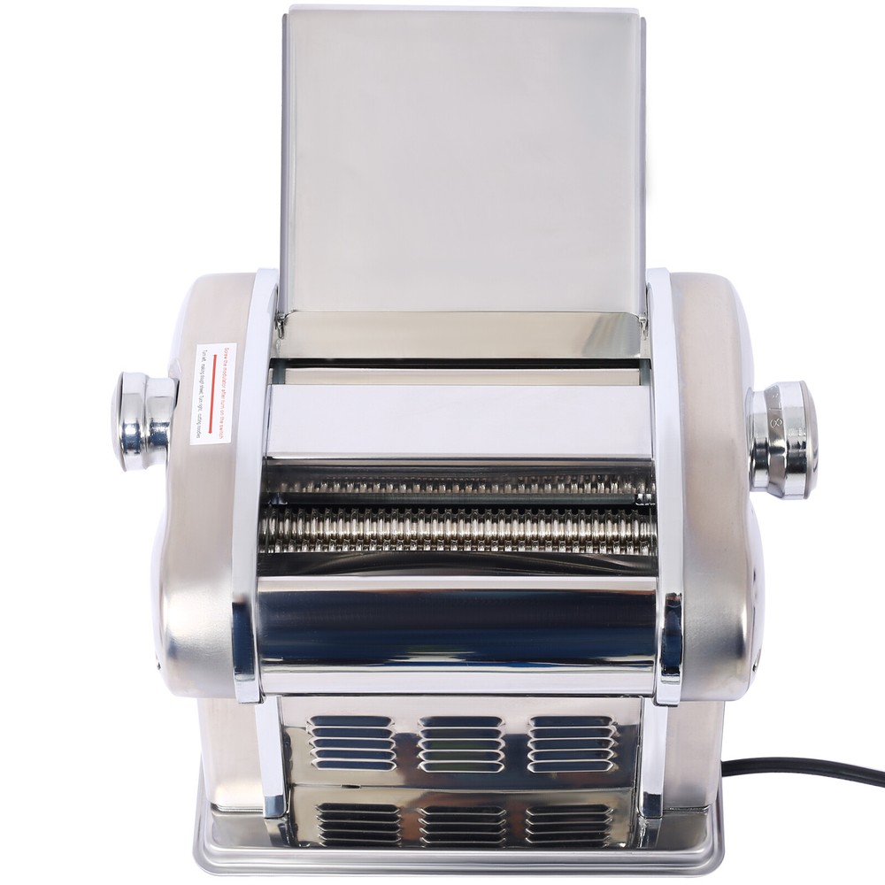 Electric Pasta Maker Noodle Dough Spaghetti Roller Cutter Thickness Adjustable
