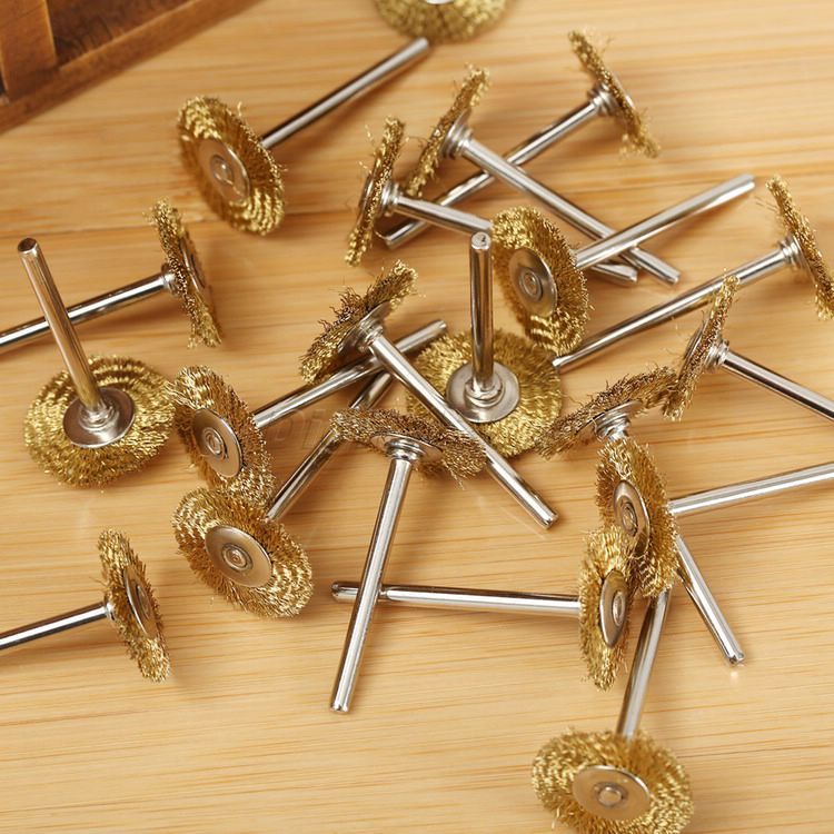 10pcs Wire Wheel Brushes Cup Rust Set for Die Grinder Power Rotary Drill Tool