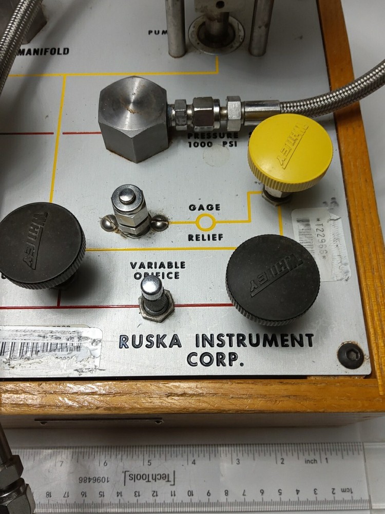 RUSKA PRESSURE CONTROL 2461-800 (USED NOT TESTED)